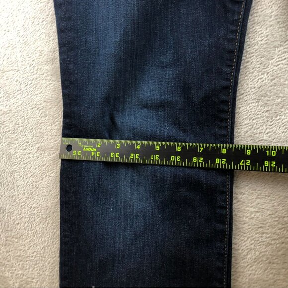 7 For All Mankind Men's Jeans Size 33x33 Slim Straight Classic Casual Blue Denim - Picture 6 of 16